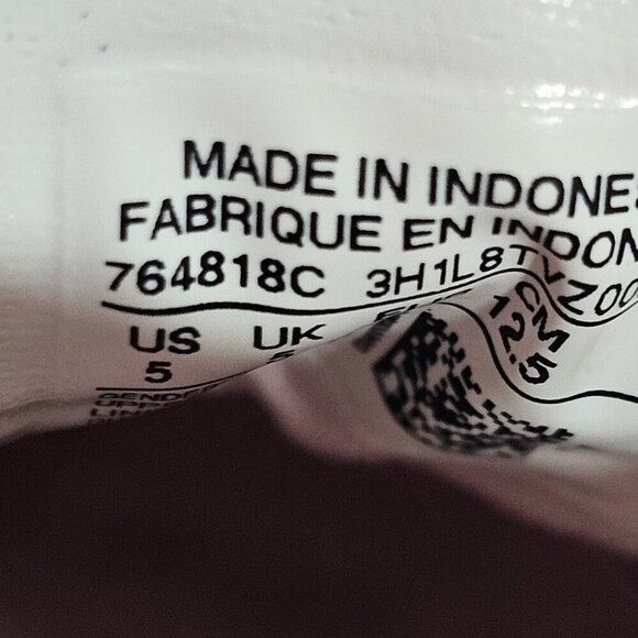 Converse Girl Baby Toddler Pink Leather Size 5 Sneakers - Picture 11 of 11